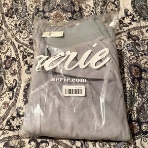 Grey comfortable joggers by AERIE